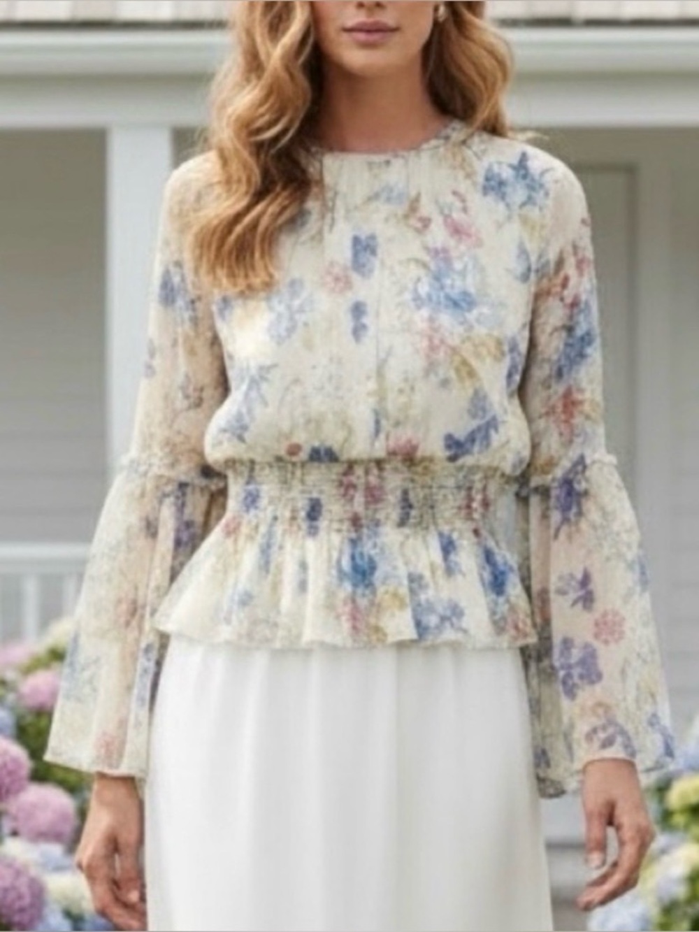 Tuckernuck Lily of the Valley "Jennie" Blouse NWT size large